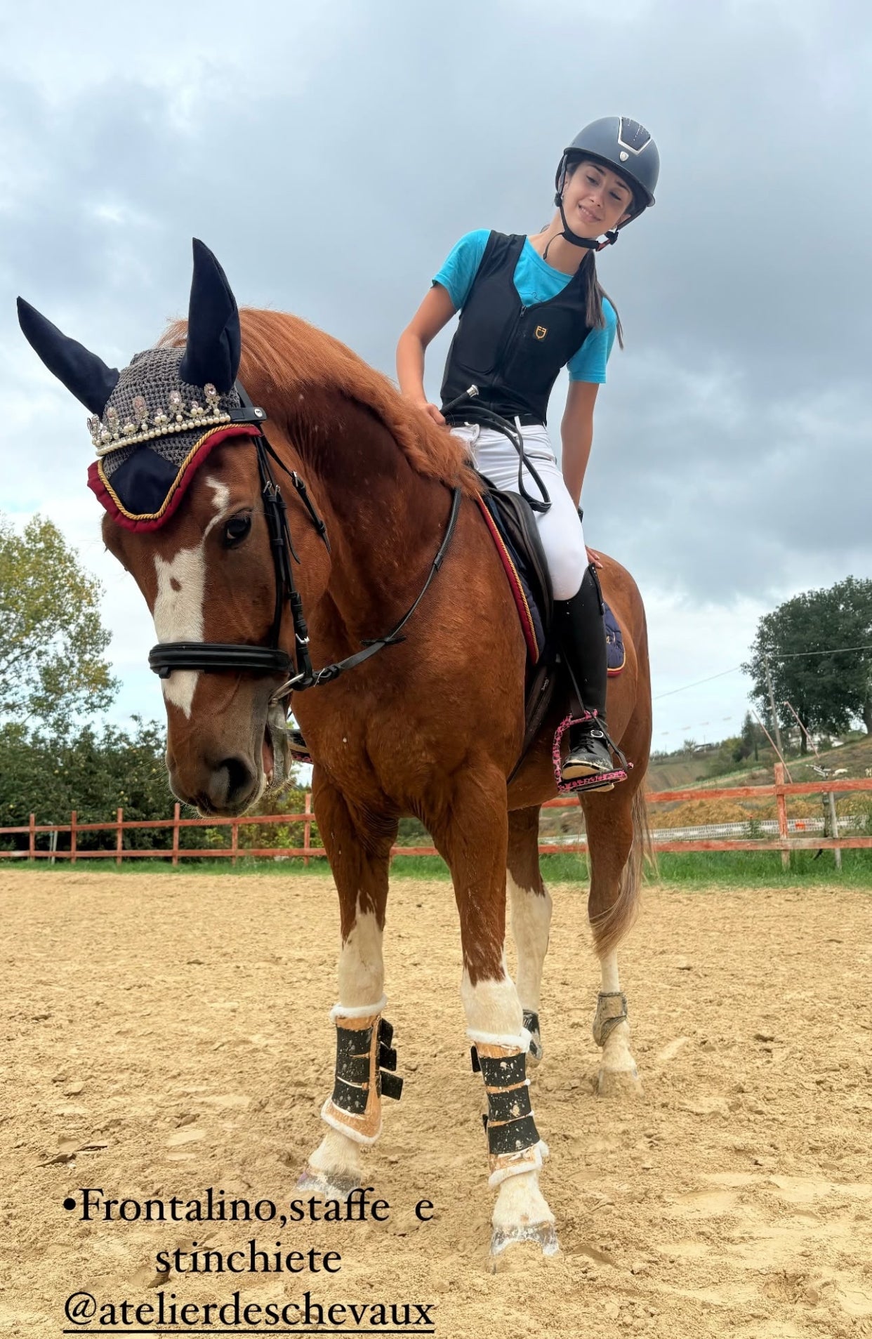 Frontalino Corona rosa chiaro