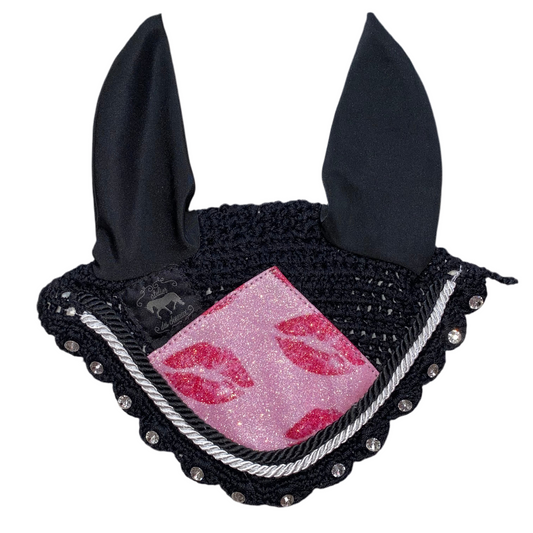 Cuffietta con i baci glitter