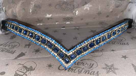 Browband Blush Diamond - Blue