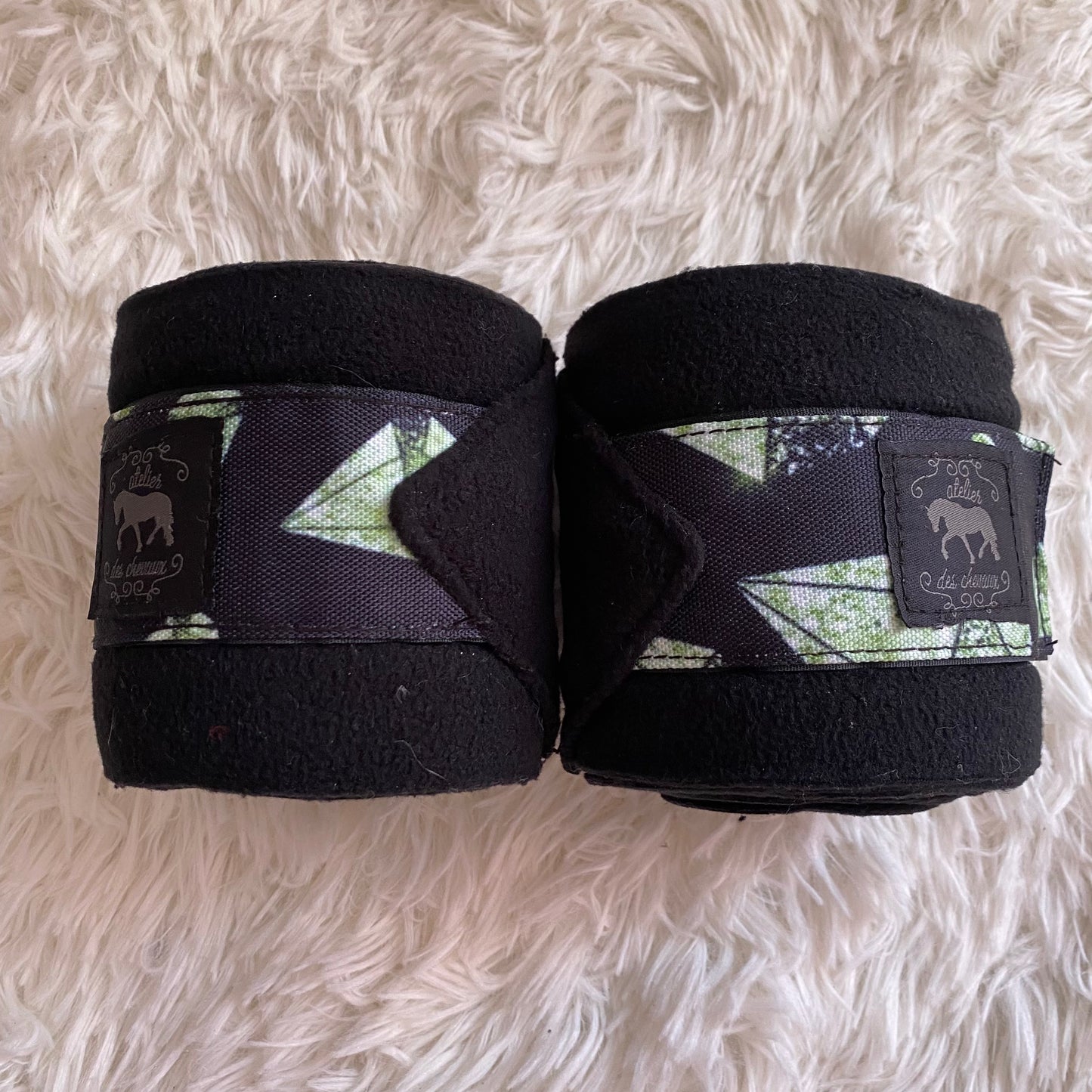 Fasce con diamanti verdi