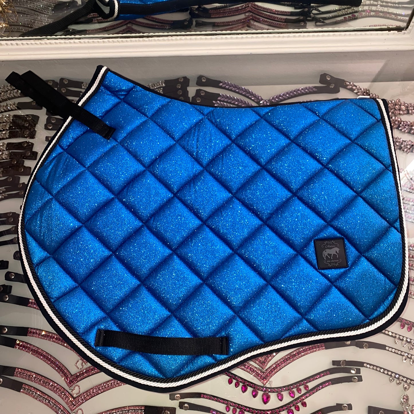 Sottosella da salto blu elettrico