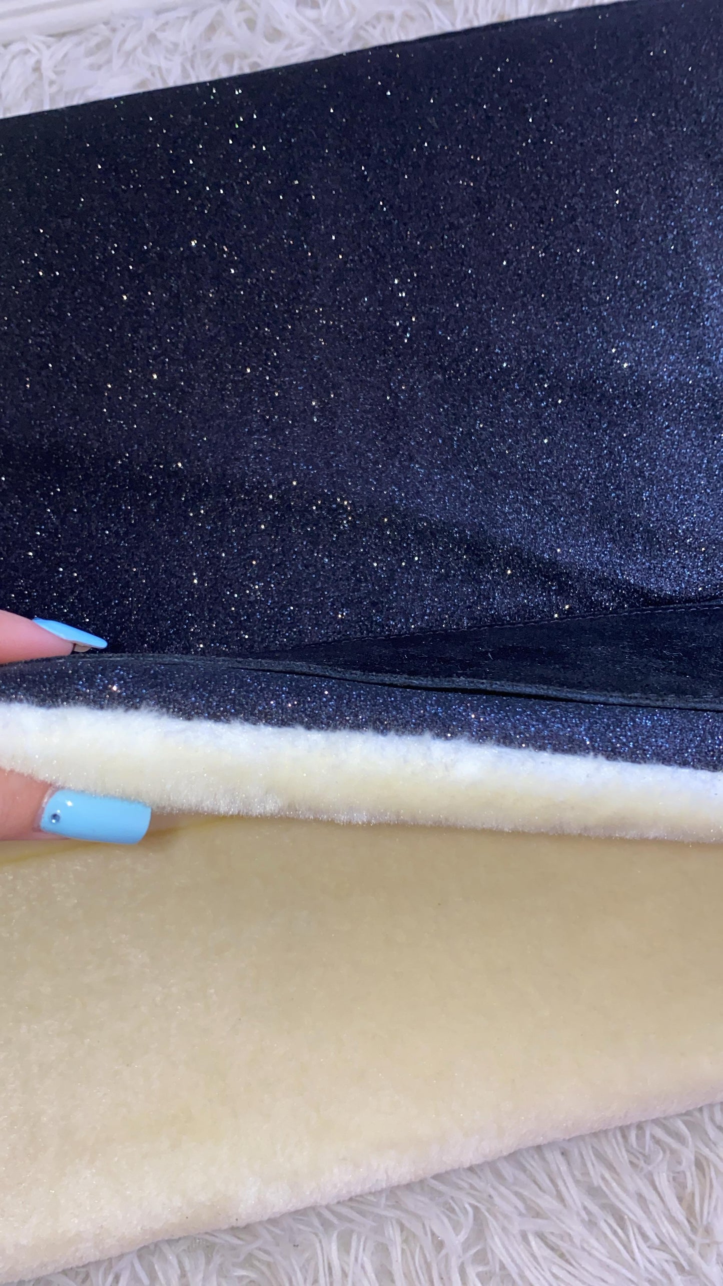 Sottosella Glam Western nero glitter