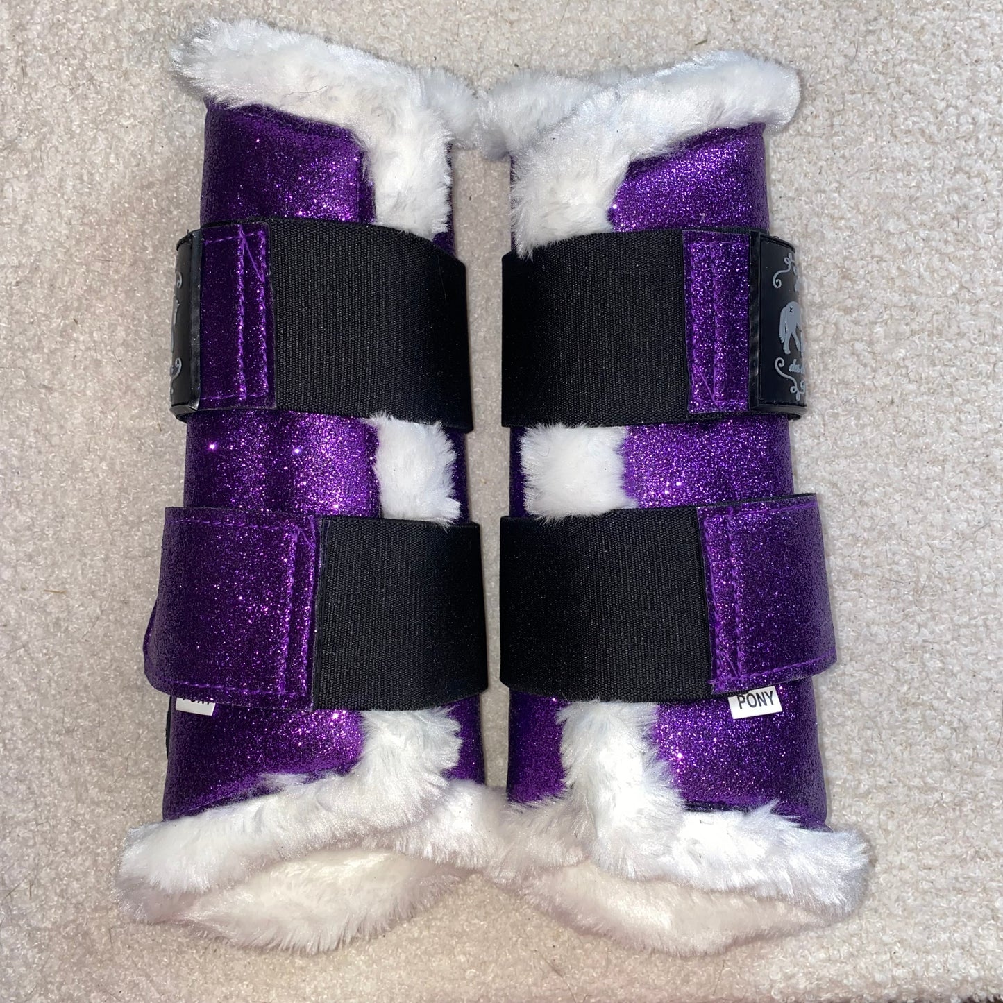 Stinchiere viola glitter