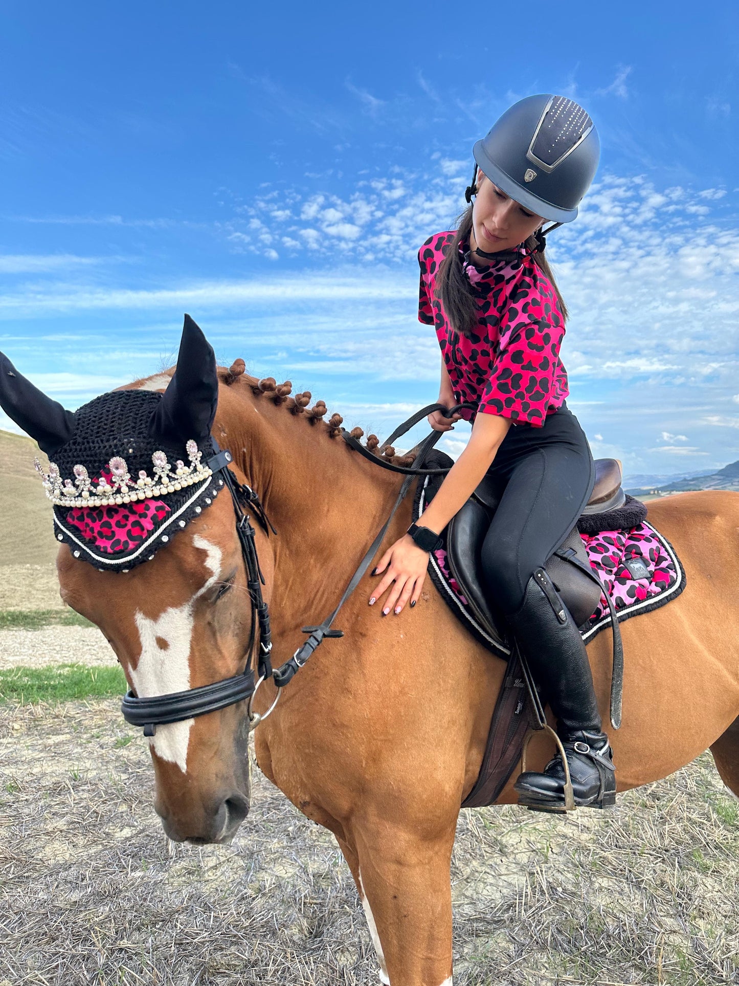 Frontalino Corona rosa chiaro