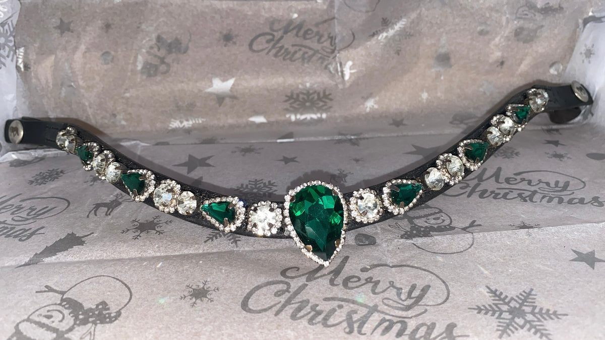 Browband Emerald Grace