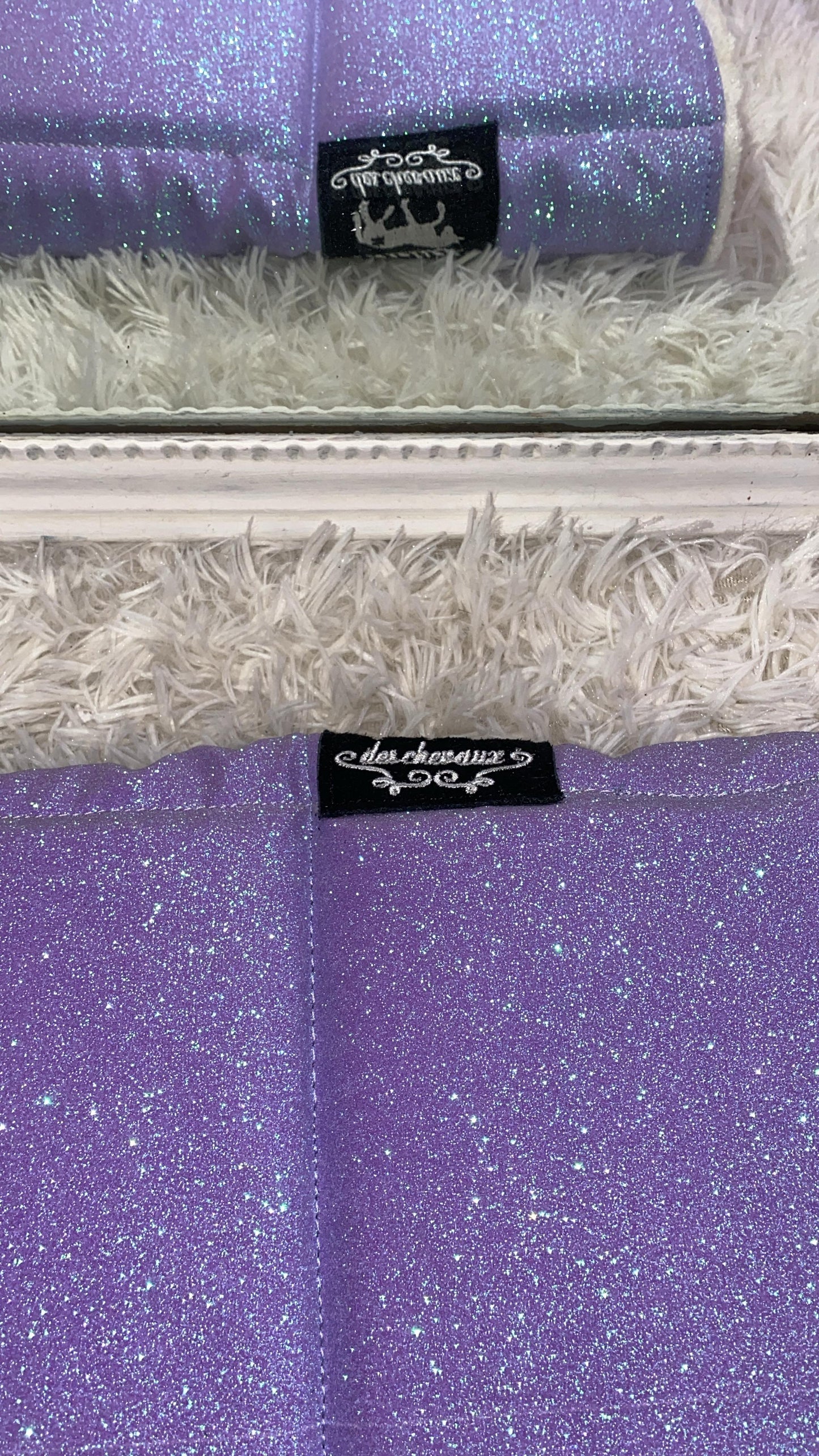 Sottosella Glam Western lilla glitter