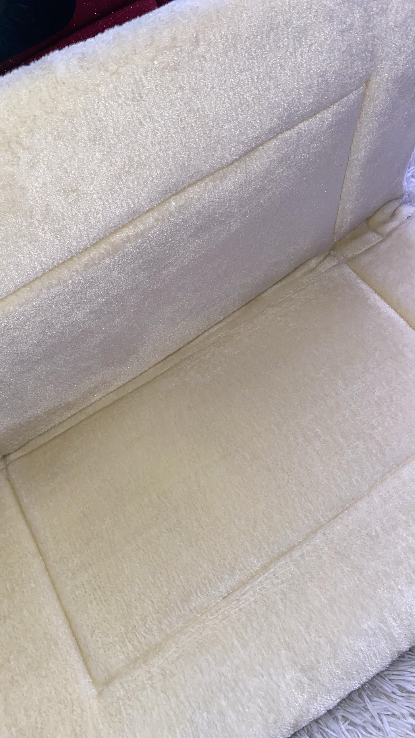 Sottosella Glam Western rosso glitter