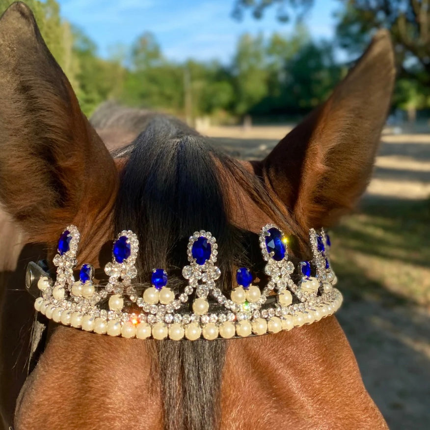 Frontalino Corona blu