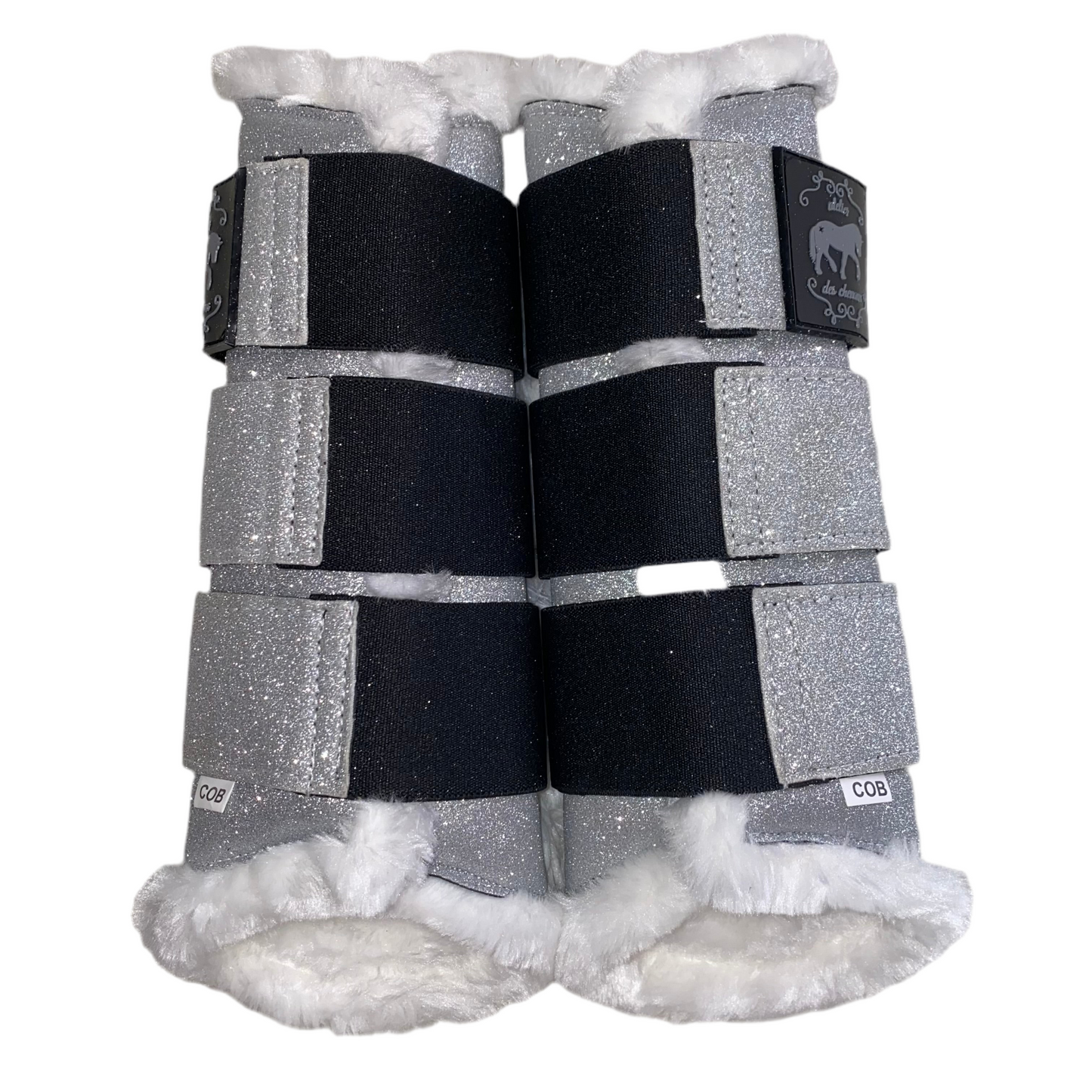 Stinchiere argento glitter