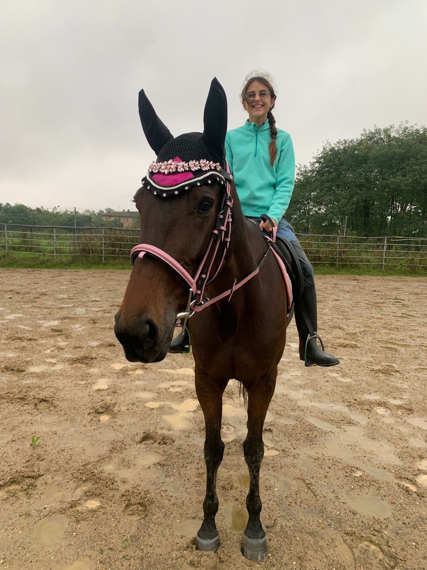 Frontalino Crystal Pink