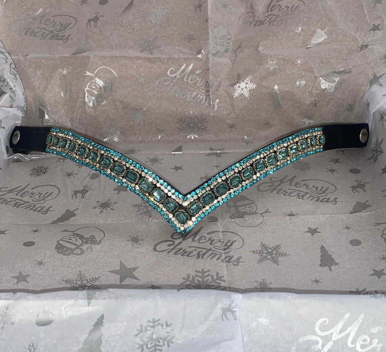 Frontalino Blush Diamond - Sky blue