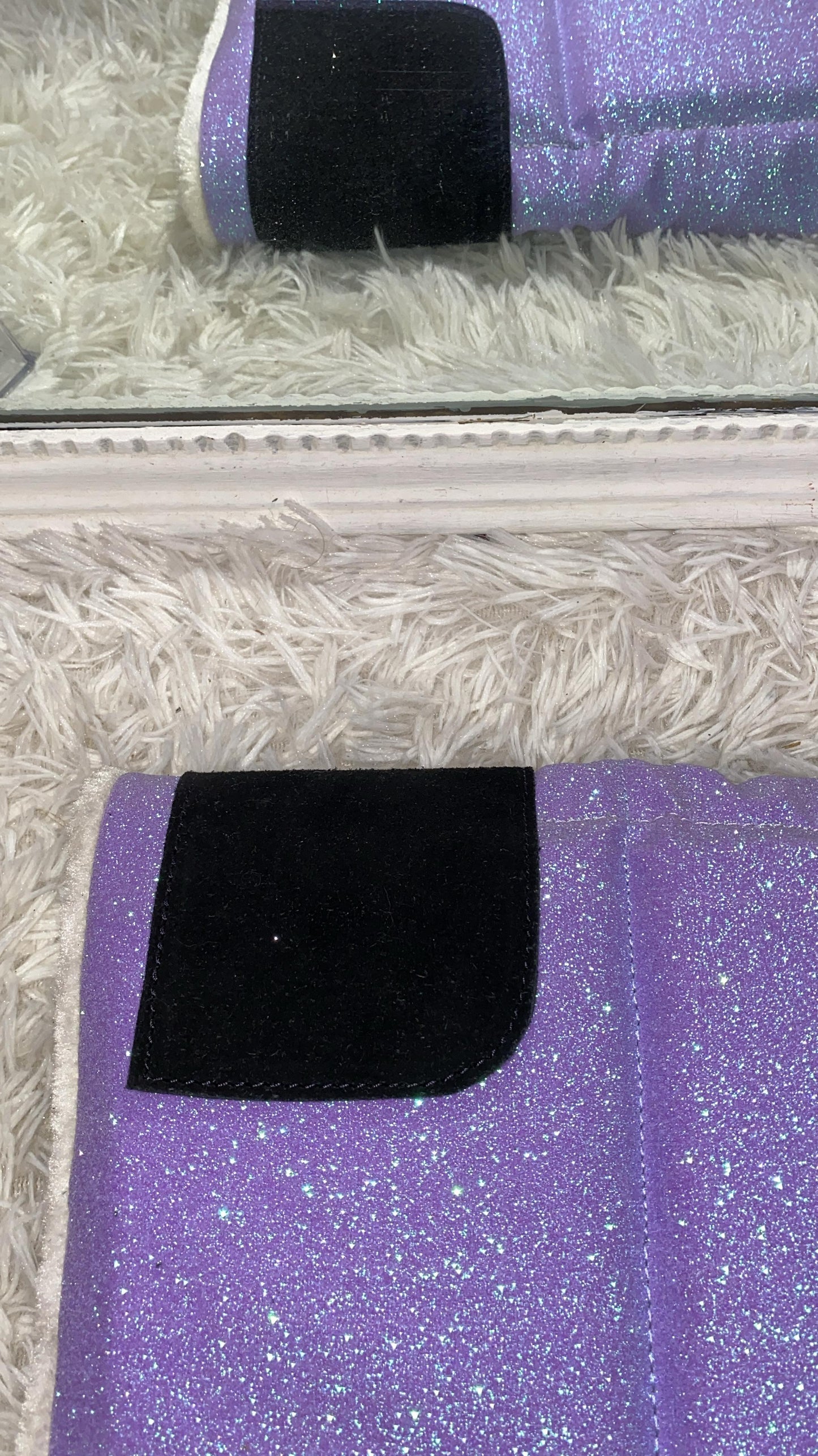 Sottosella Glam Western lilla glitter