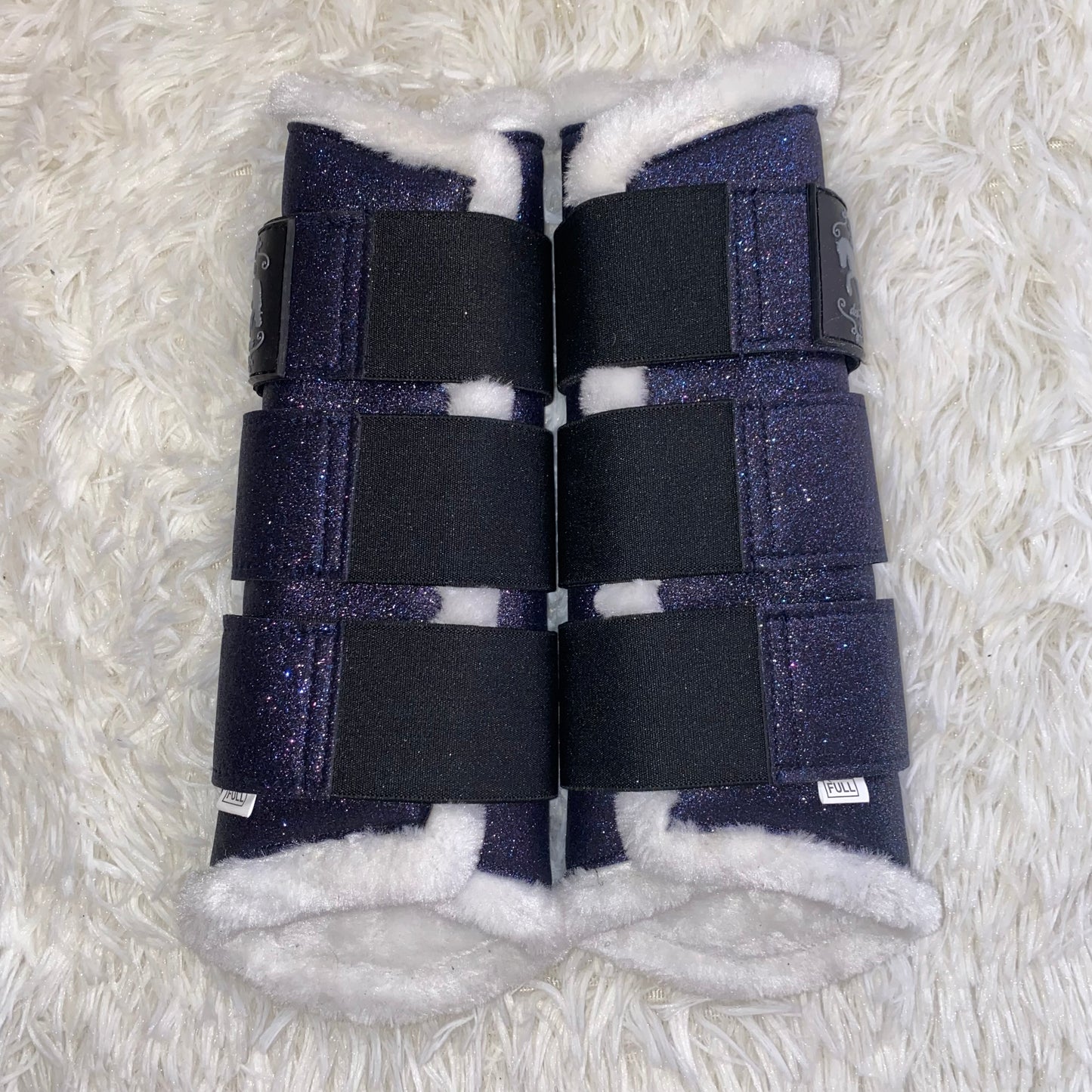 Stinchiere blu scuro glitter