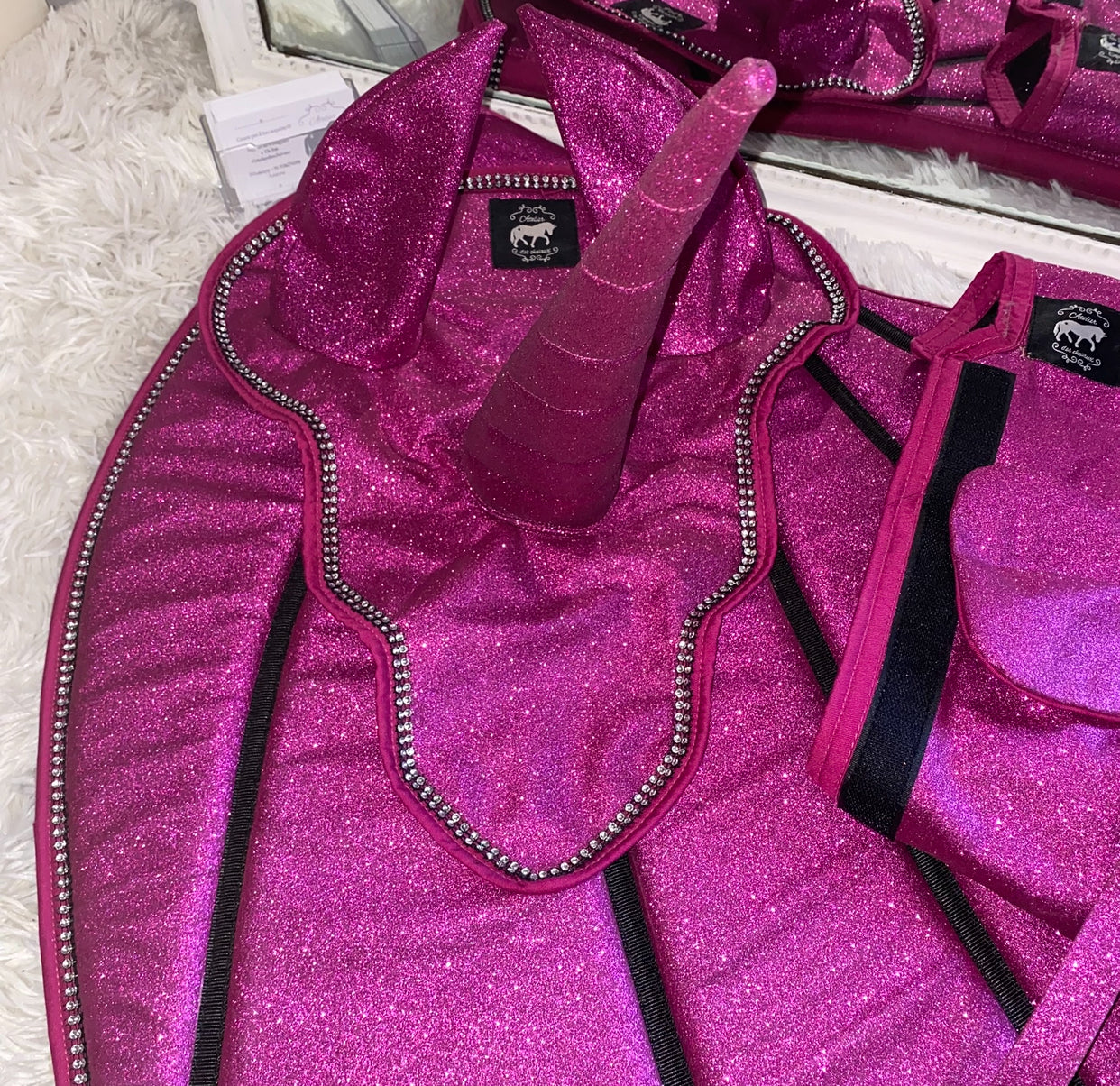 Set unicorno fucsia Glitter 🩷
