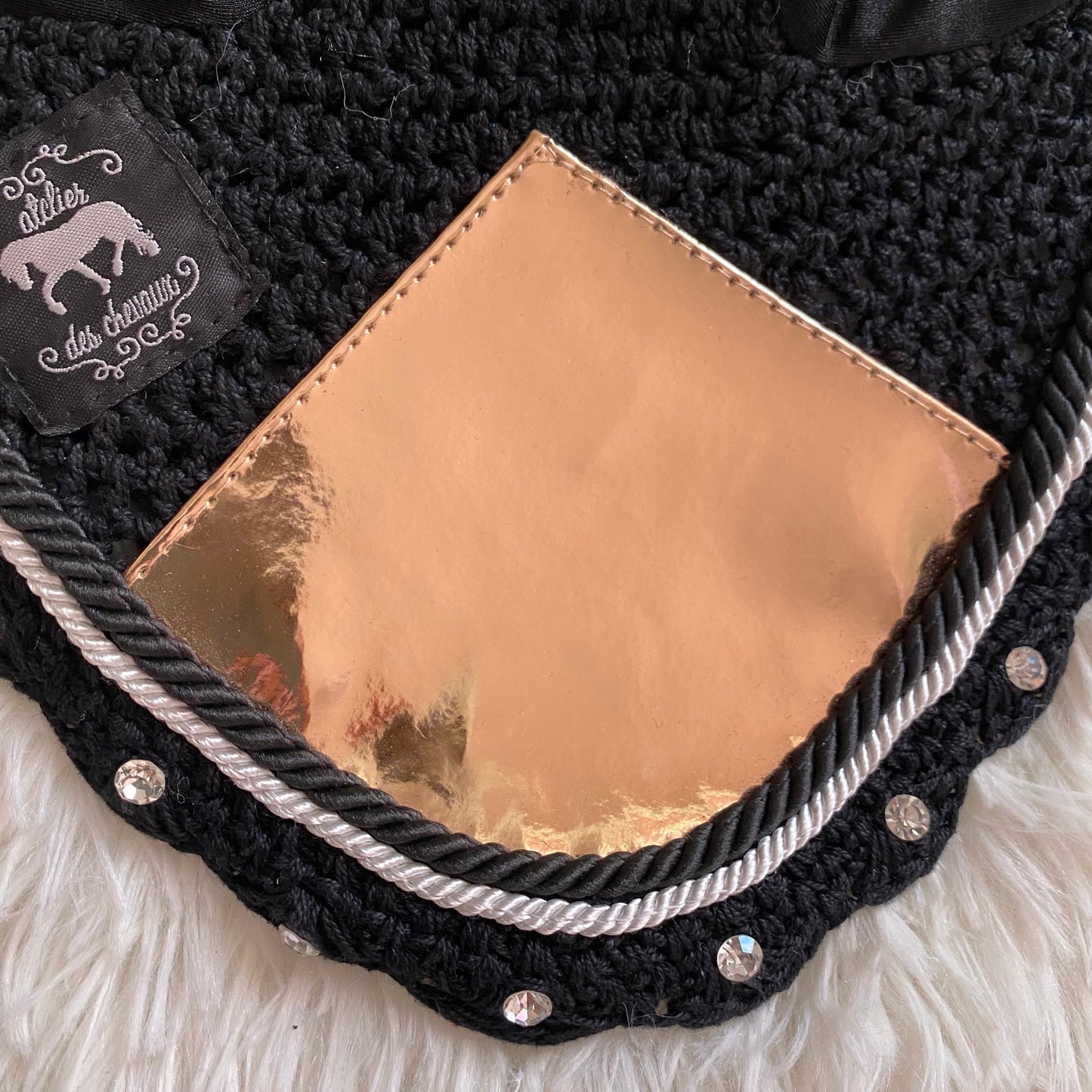 Cuffietta metallizzata rose gold 💛🐎