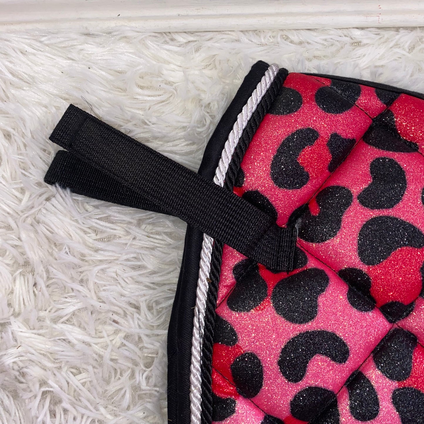 Sottosella da dressage Leopardato rosa