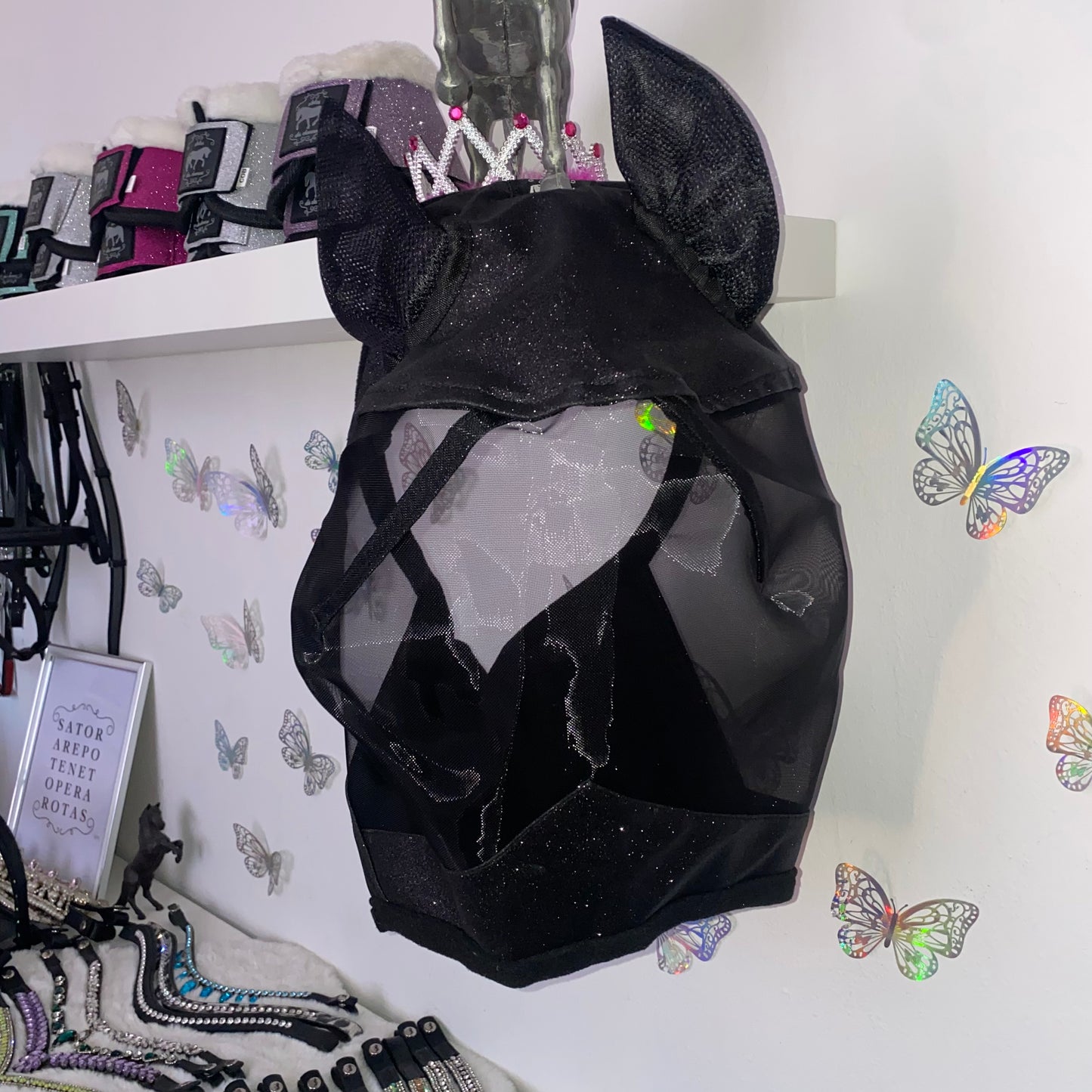 Maschera anti-mosche nera 🖤