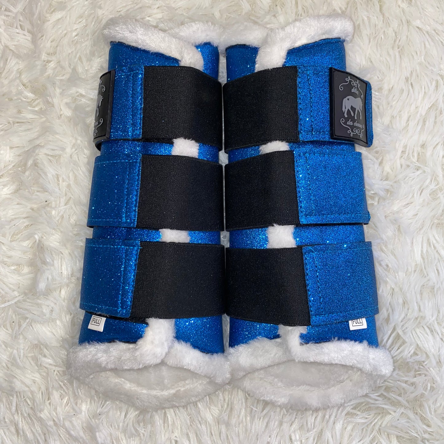 Stinchiere blu elettrico glitter