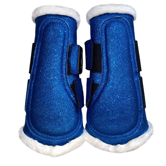 Stinchiere blu elettrico glitter