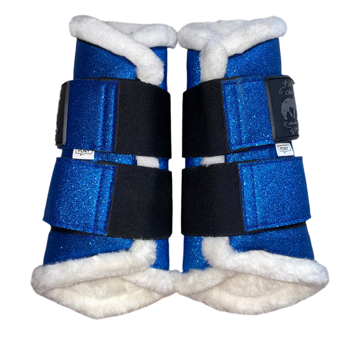 Stinchiere blu elettrico glitter