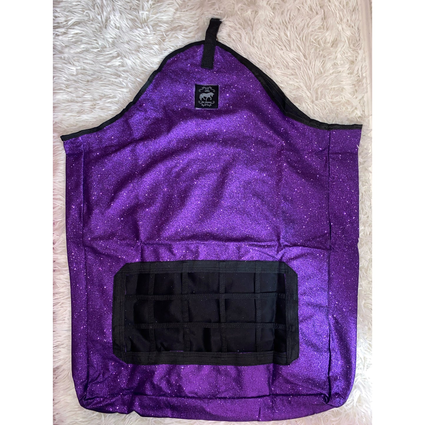 Porta fieno viola glitter ππ¦πΎβ¨