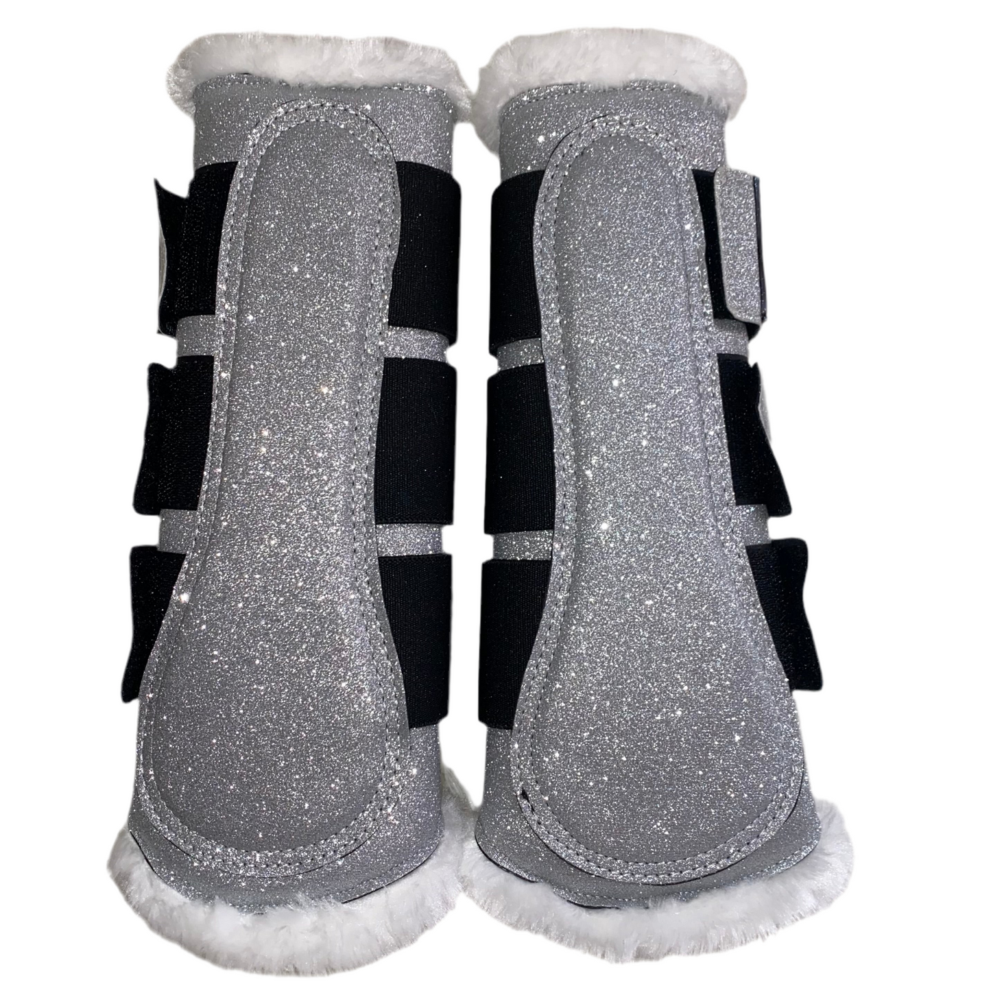 Stinchiere argento glitter