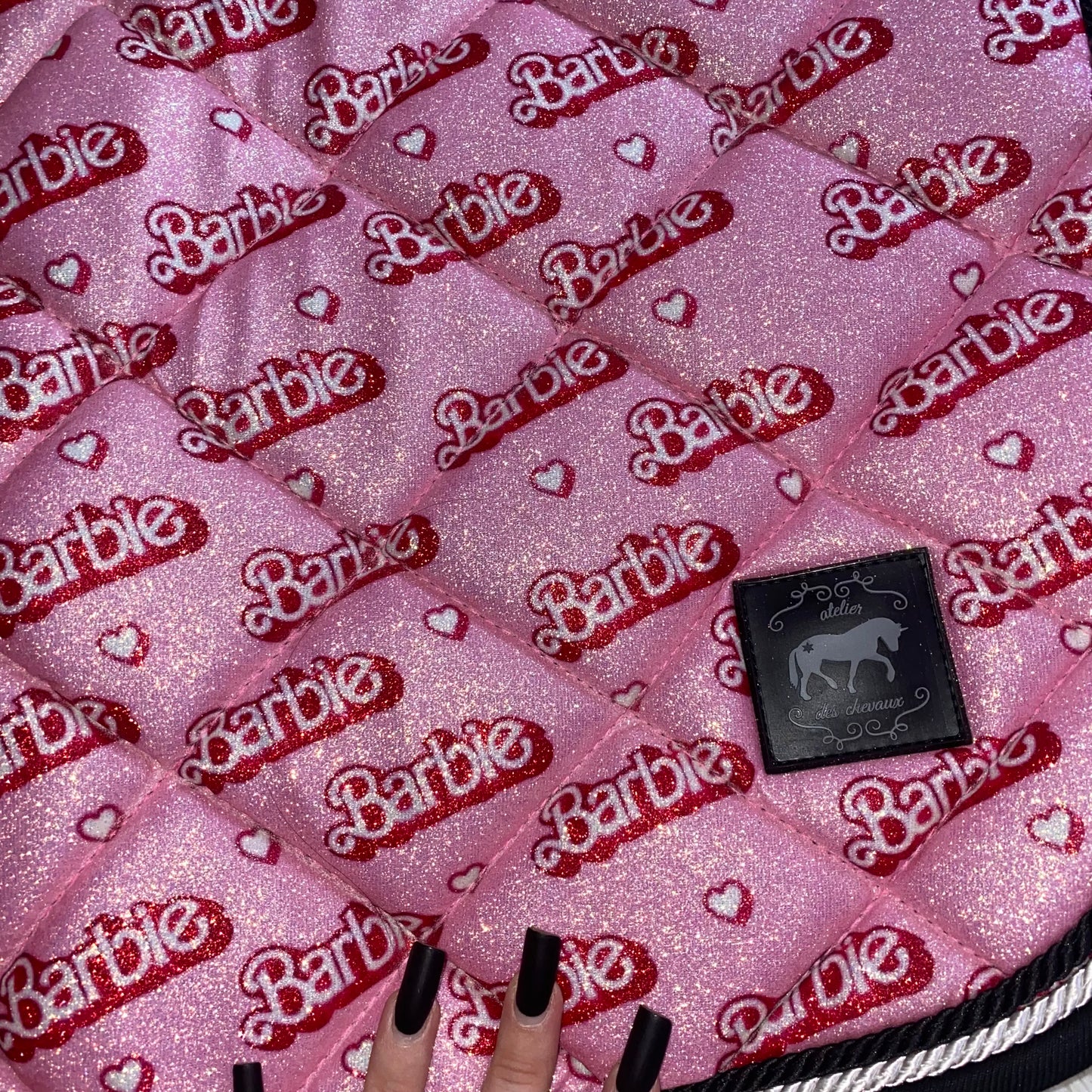 Sottosella e cuffietta Barbie