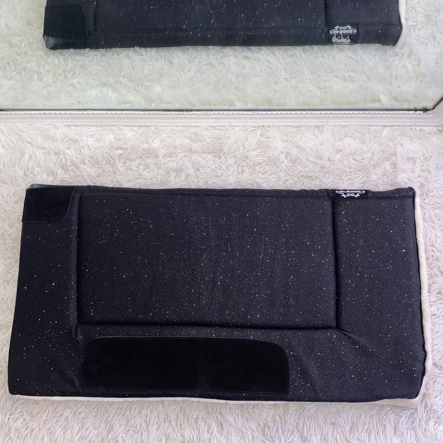 Sottosella Glam Western nero glitter