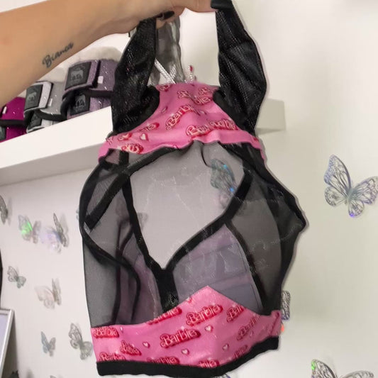 Maschera anti-mosche Barbie glitter