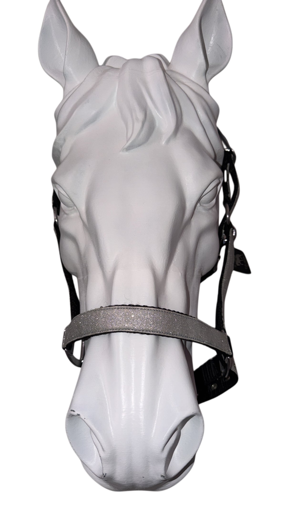 Halter silver glitter