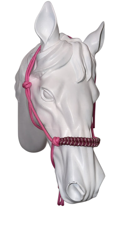 Rope halter pink glamour