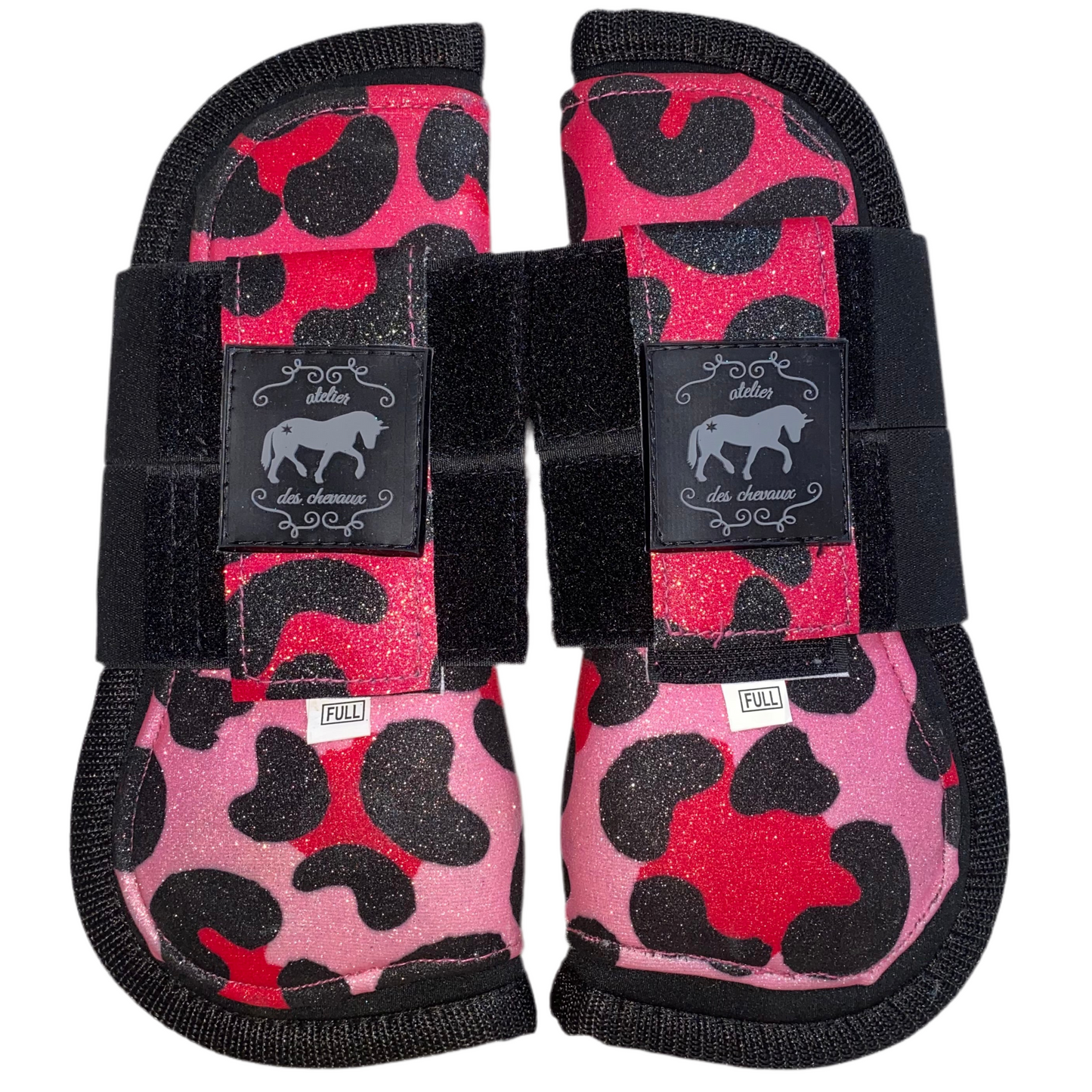 Stinchiere leopardate rosa glitter