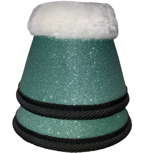 Paraglomi verde acqua glitter