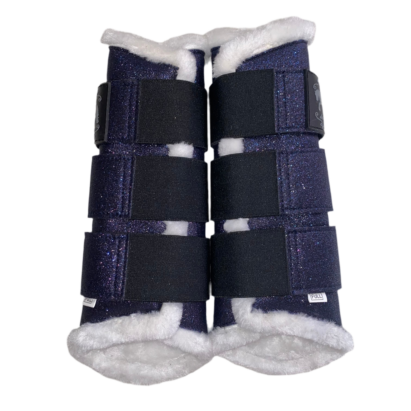 Stinchiere blu scuro glitter