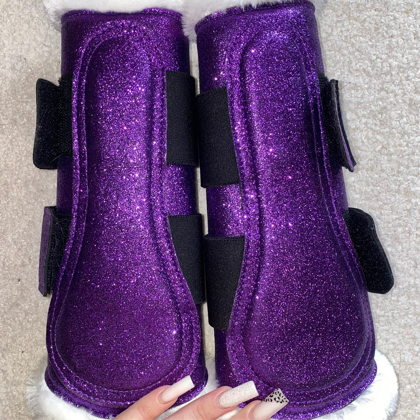 Stinchiere viola glitter