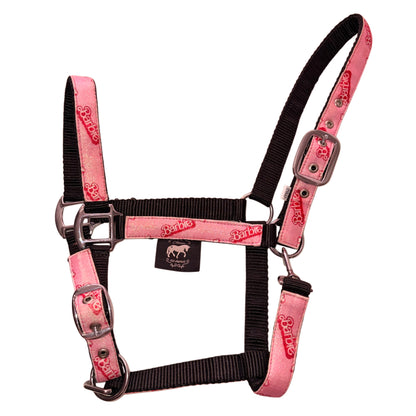Halter pink glitter