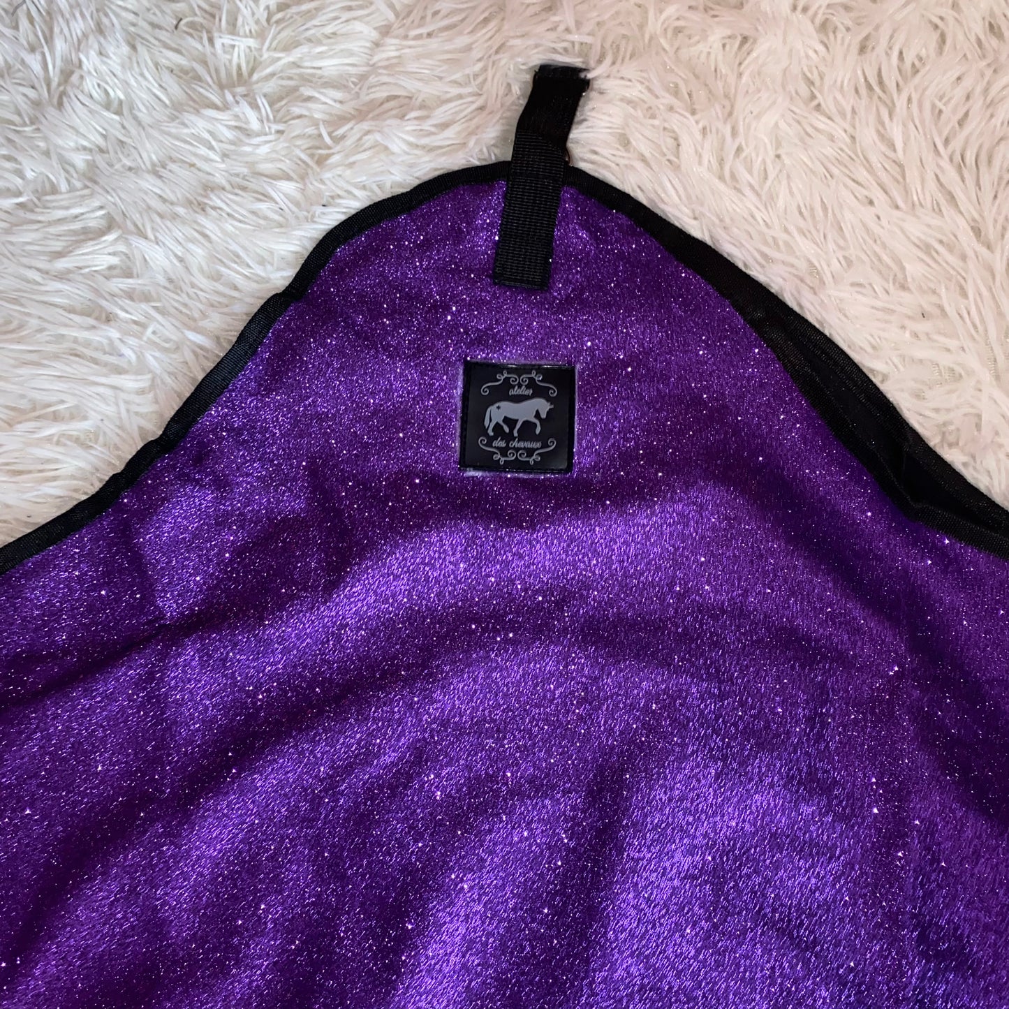 Porta fieno viola glitter 💜🦄🌾✨