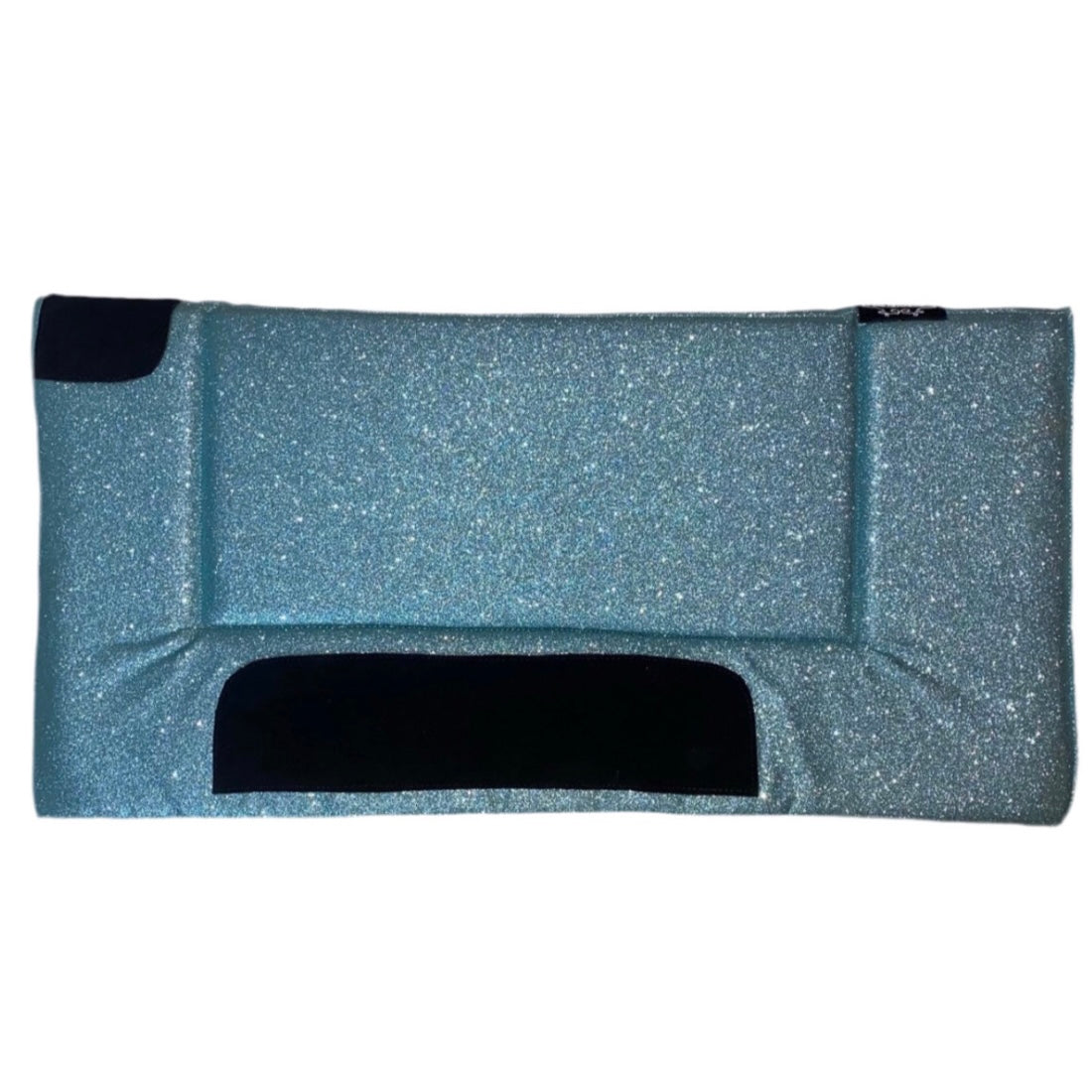 Sottosella Western Glam azzurro acqua glitter