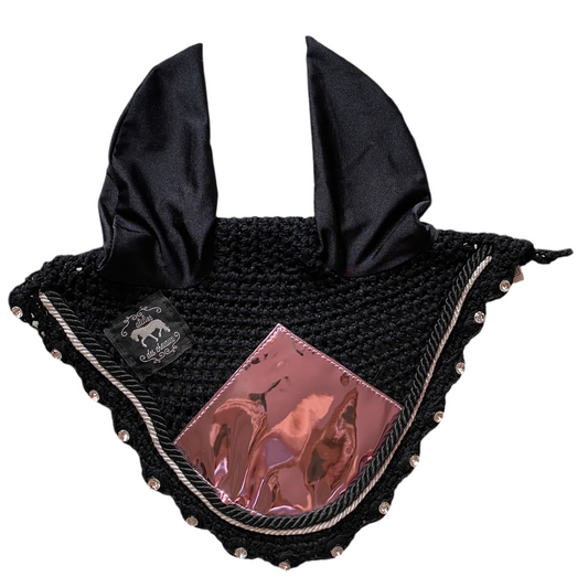 Cuffietta rosa metallizzata