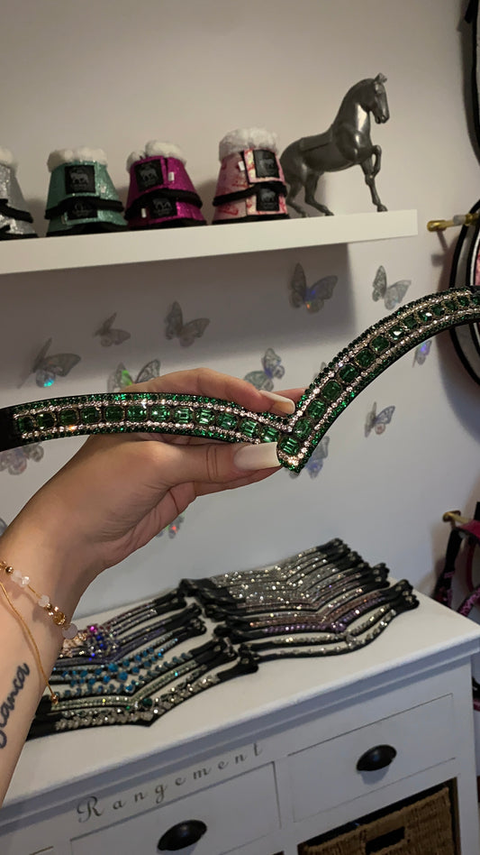 Browband Blush Diamond - Green