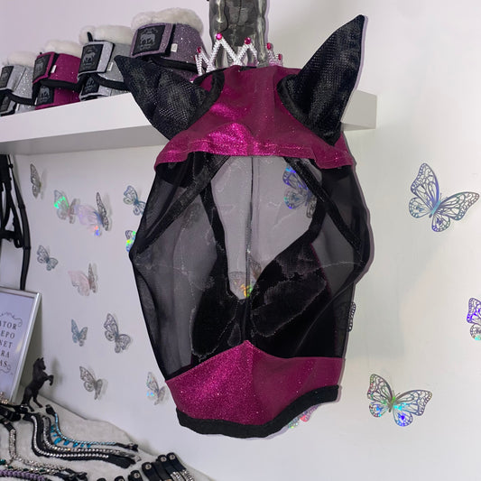 Maschera anti-mosche fucsia