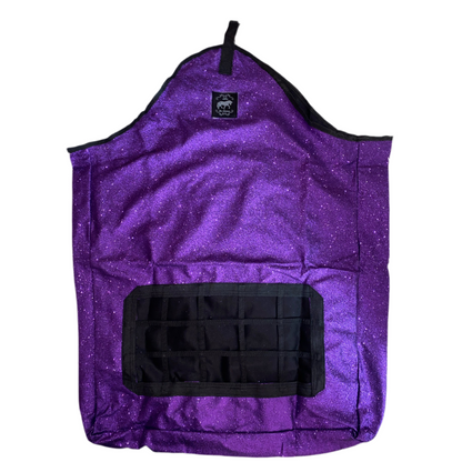 Porta fieno viola glitter 💜🦄🌾✨