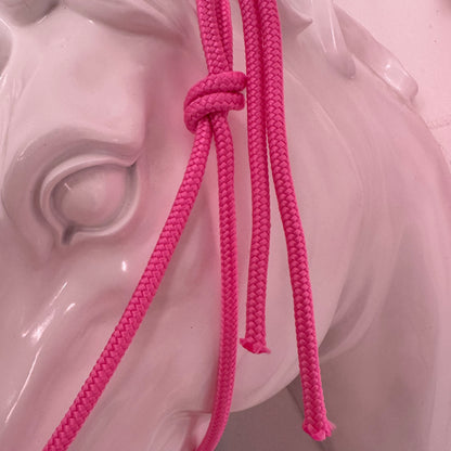 Halter pink with glitter