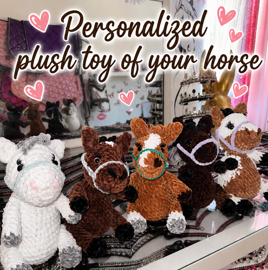 Personalized plush of your horse