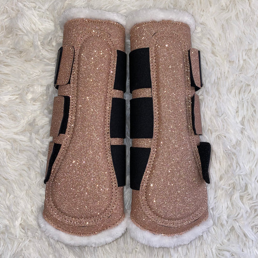 Stinchiere rose Gold glitter