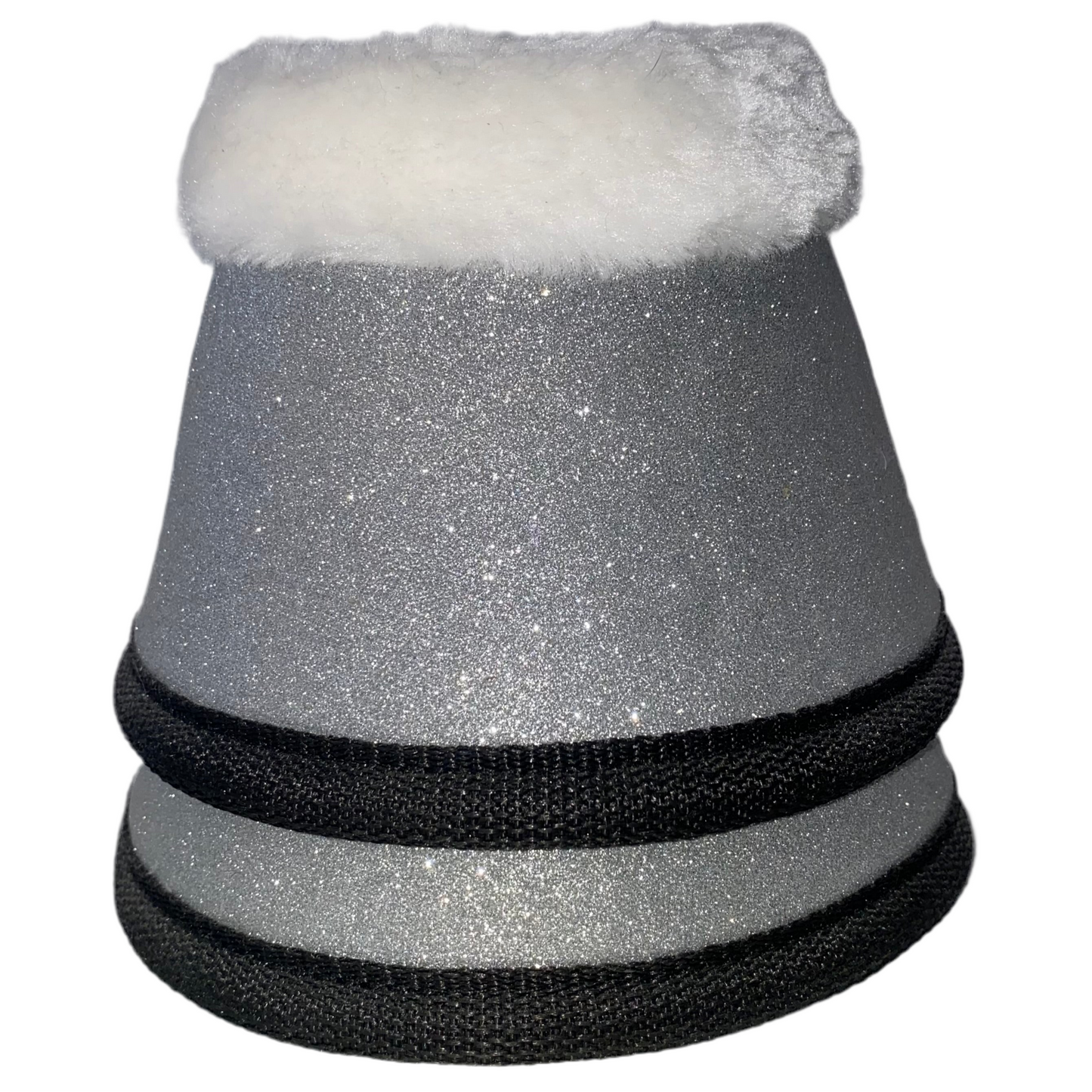 Paraglomi argento glitter