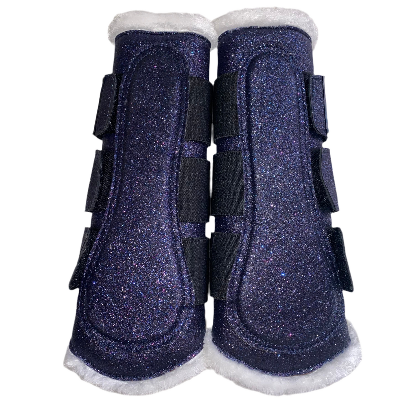 Stinchiere blu scuro glitter