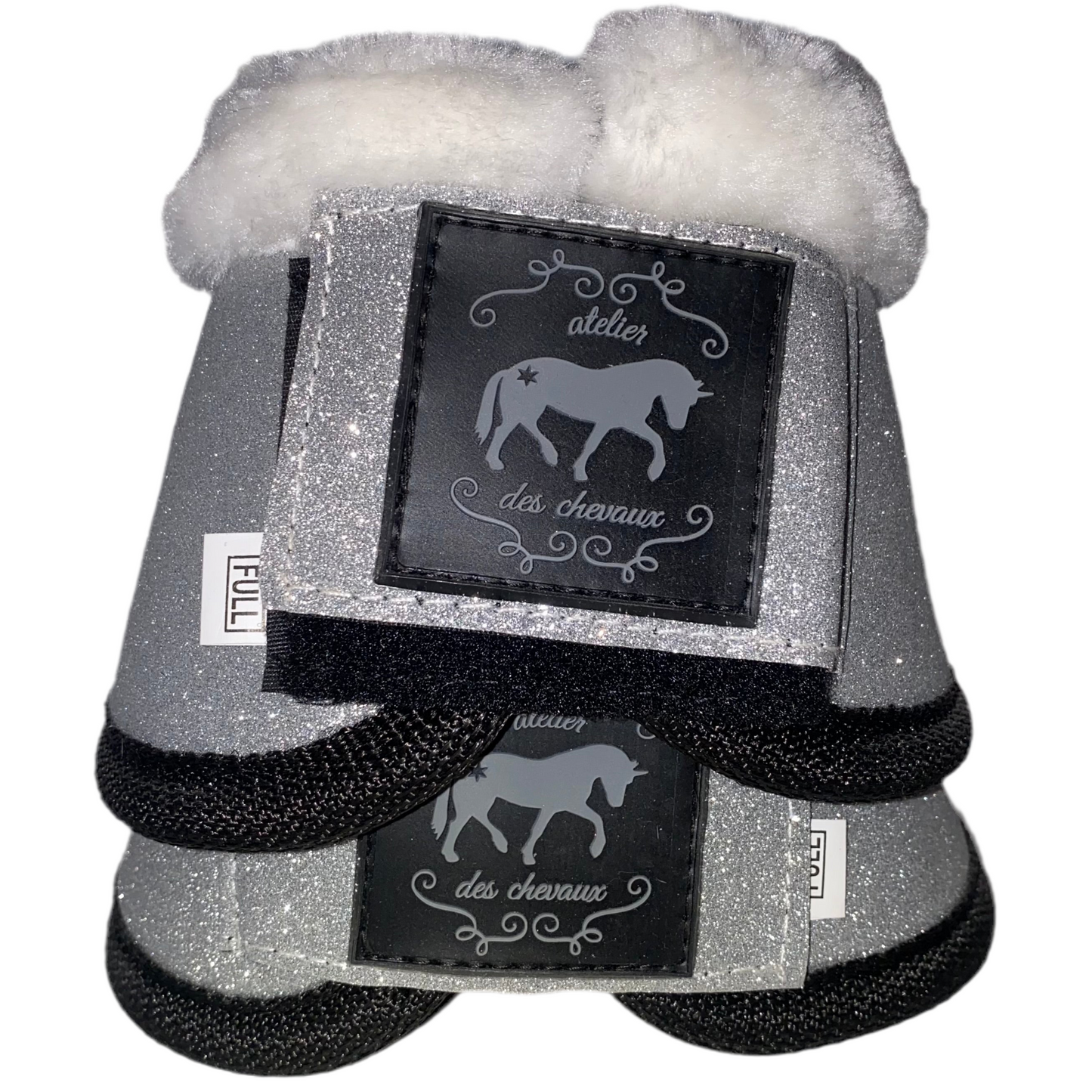 Paraglomi argento glitter