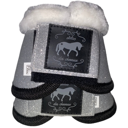 Paraglomi argento glitter