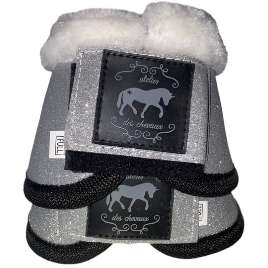 Paraglomi argento glitter